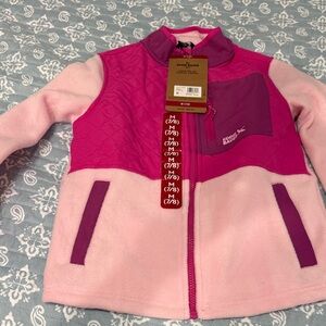 Epic Threads Two-Tone Pink Kids Puffer Jacket